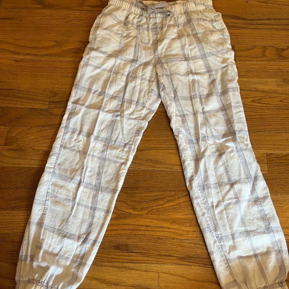 Target White Plaid Pajama Pants | Women’s Size Small